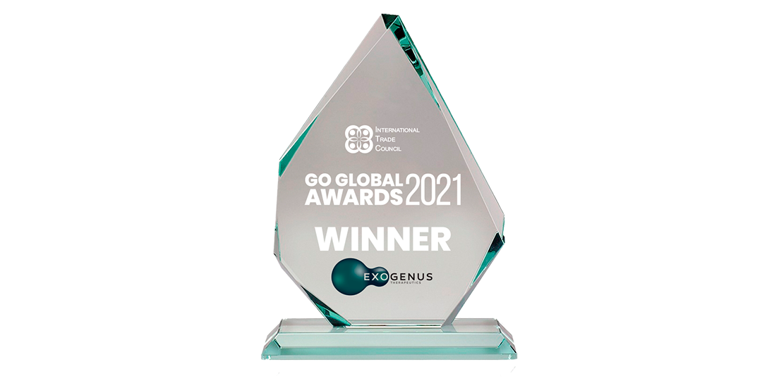 Go Global Awards 2021 Winner-ExogenusTherapeutics